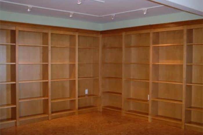 Handcrafted bespoke shelving for Owatonna dwellings